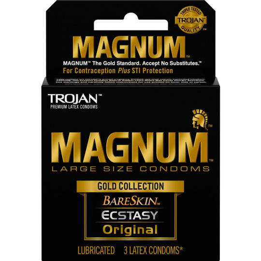 Trojan Magnum Gold Collection 3pk