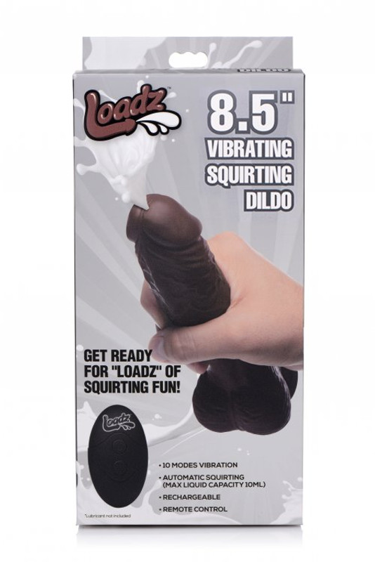 Loadz 8.5in Vibrating Squirting Dildo