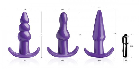 Frisky Thrill Trio Anal Plug Set | SpicyGear.com