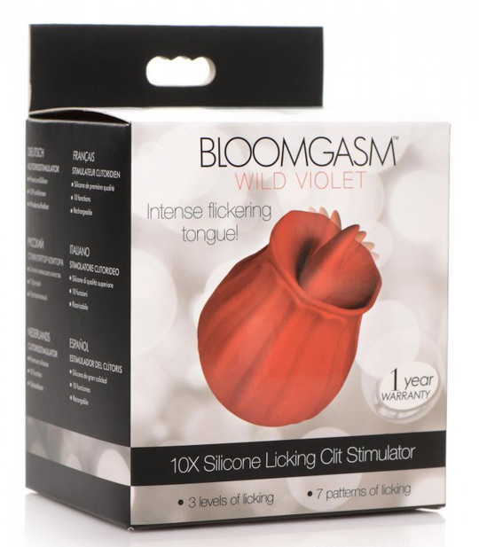 Bloomgasm Wild Violet 10x Licking Stimulator