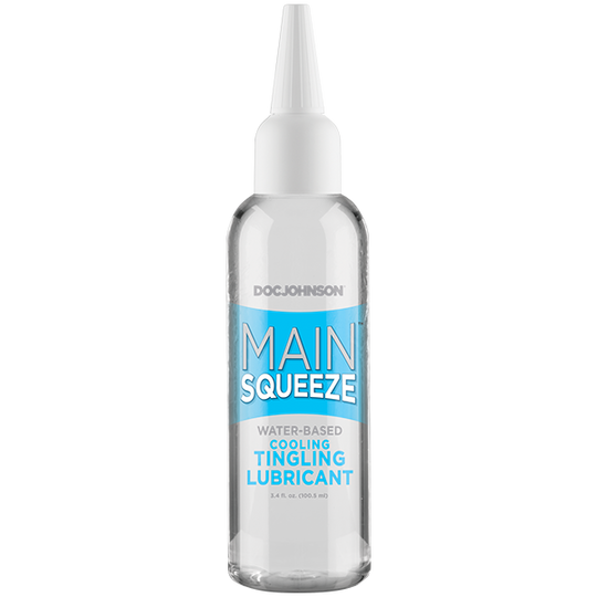 Main Squeeze Cooling Tingling Water Based Lubricant 3.4 Oz