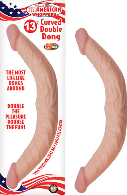 All American Whopper 13in Curved Double Dong