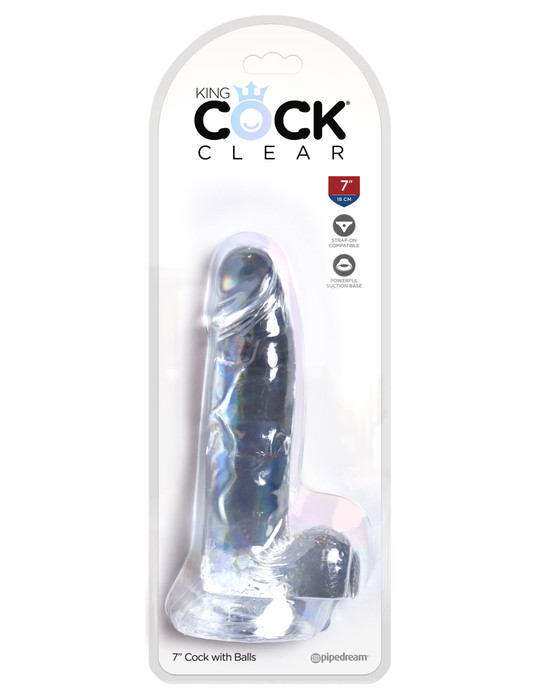 King Cock Clear In Cock W/ Balls