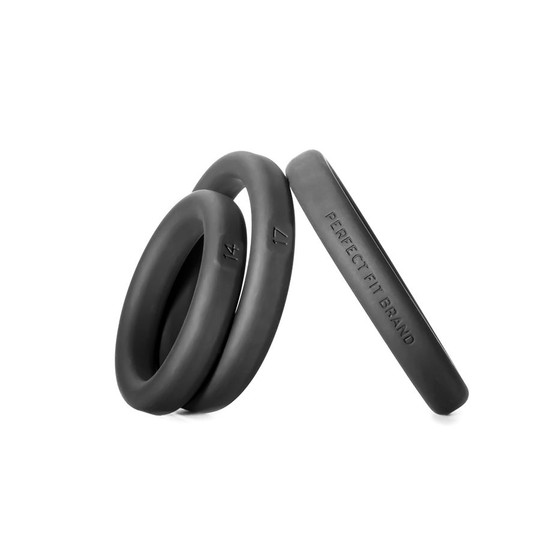 Xact Fit Silicone Rings #14 #17 #20 Black(out Aug)