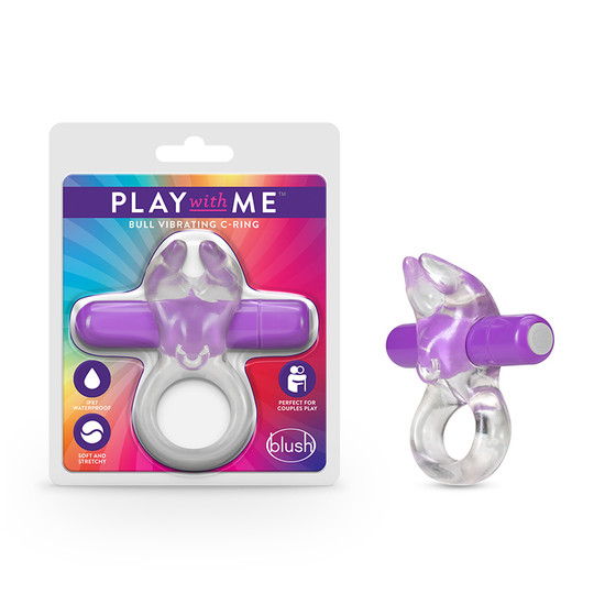 Play With Me Bull Vibrating C- Ring