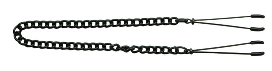 Black Tweezer Clamp W/link Chain- SpicyGear.com