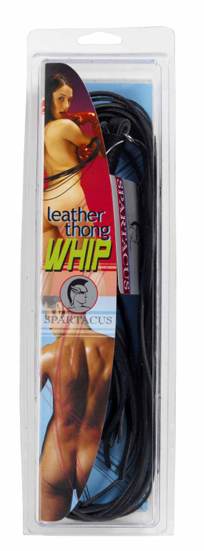 Leather 20in Thong Whip