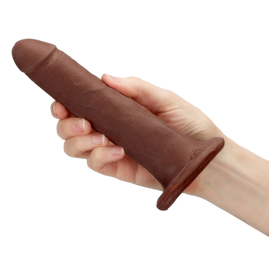 Dual Density Dildo with No Balls (7 inch) brown | SpicyGear.com