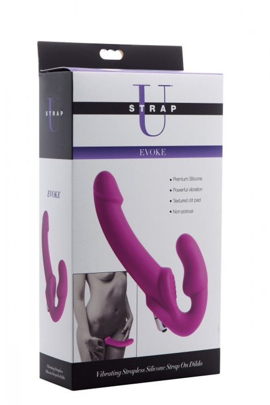 Strap U Vibrating Strapless Silicone Strap On Dildo box