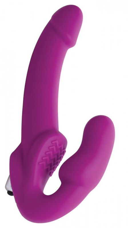 Strap U Vibrating Strapless Silicone Strap On Dildo | SpicyGear.com