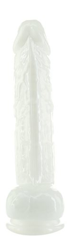 Addiction Pearl 7.5 inch Dildo with Bullet (Pearl White) 2