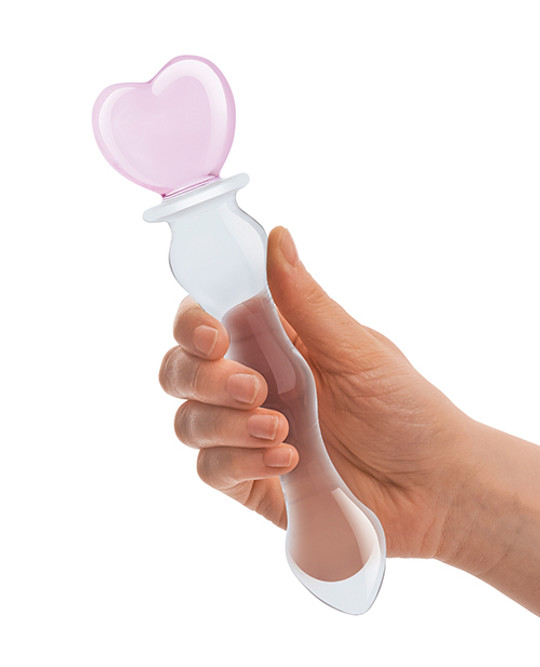 Glas 8 inch Sweetheart Glass Dildo 2 | SpicyGear.com