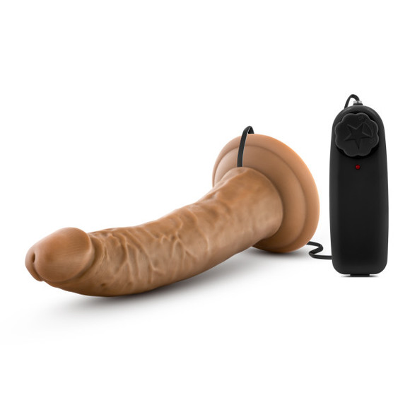 Dr. Skin Dr. Dave 7in Vibrating Cock W/ Suction Cup