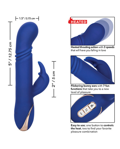 Jack Rabbit Signature Heated Silicone Thrusting G Rabbit Sex Toy