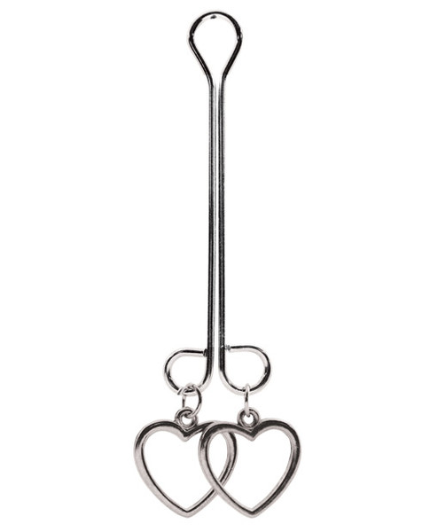 Bijoux De Cli Double Loop W/ Heart Charms