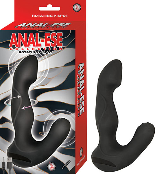 Anal Ese Collection Rotating P Spot Vibe Black
