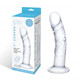 Glas 7 inch Curved Realistic Glass Dildo W Veins box