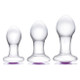 Glas 3pc Bling Bling Glass Anal Training Kit