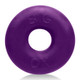 Big Ox Cockring Silicone/tpr Blend Eggplant Ice