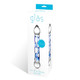 Glas 6.5 Full Tip Textured Glass Dildo "