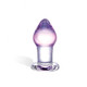 Glas Amethyst Rain Butt Plug