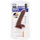 Dual Density Dildo Touch with Balls (7 inches) brown package