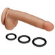 Dual Density Dildo Touch with Balls (7 inches) tna
