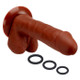 Premium Silicone Dildos with 3 Cock Rings