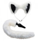 Tailz White Fox Tail & Ears Set