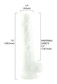 Addiction Pearl 7.5 inch Dildo with Bullet (Pearl White) | SpicyGear.com