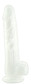 Addiction Pearl 7.5 inch Dildo with Bullet (Pearl White) shaft