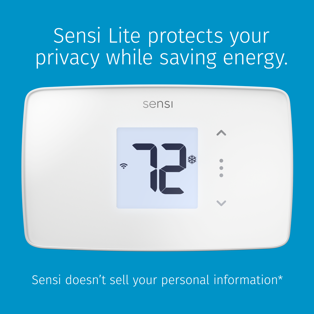 Sensi Lite protects your privacy while saving energy