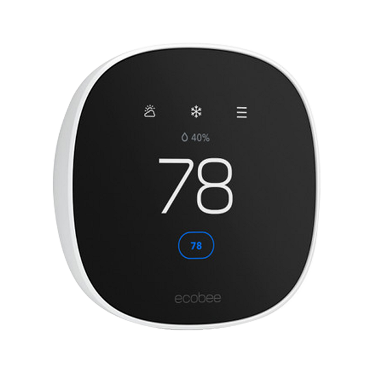 ecobee Smart Thermostat Essential right angle