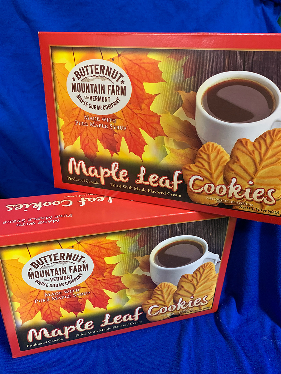 Maple Leaf Sandwich Cookies - The Village Chocolate Shoppe