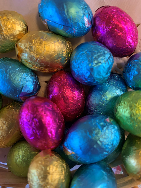 Foil-Wrapped Chocolate Easter Eggs