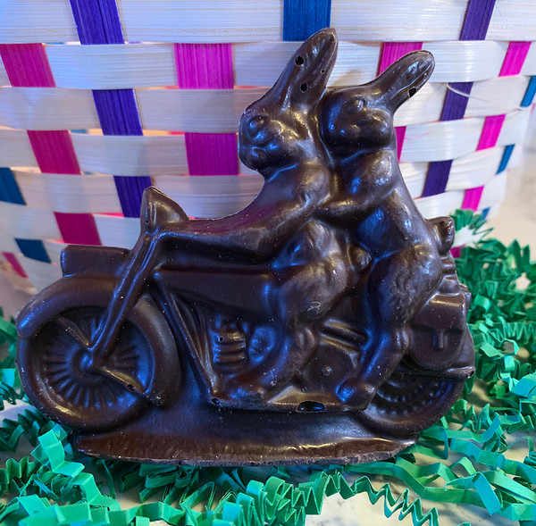 Motorcycle Bunny - Solid Chocolate