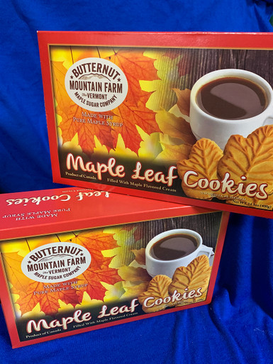 Maple Leaf Sandwich Cookies - The Village Chocolate Shoppe