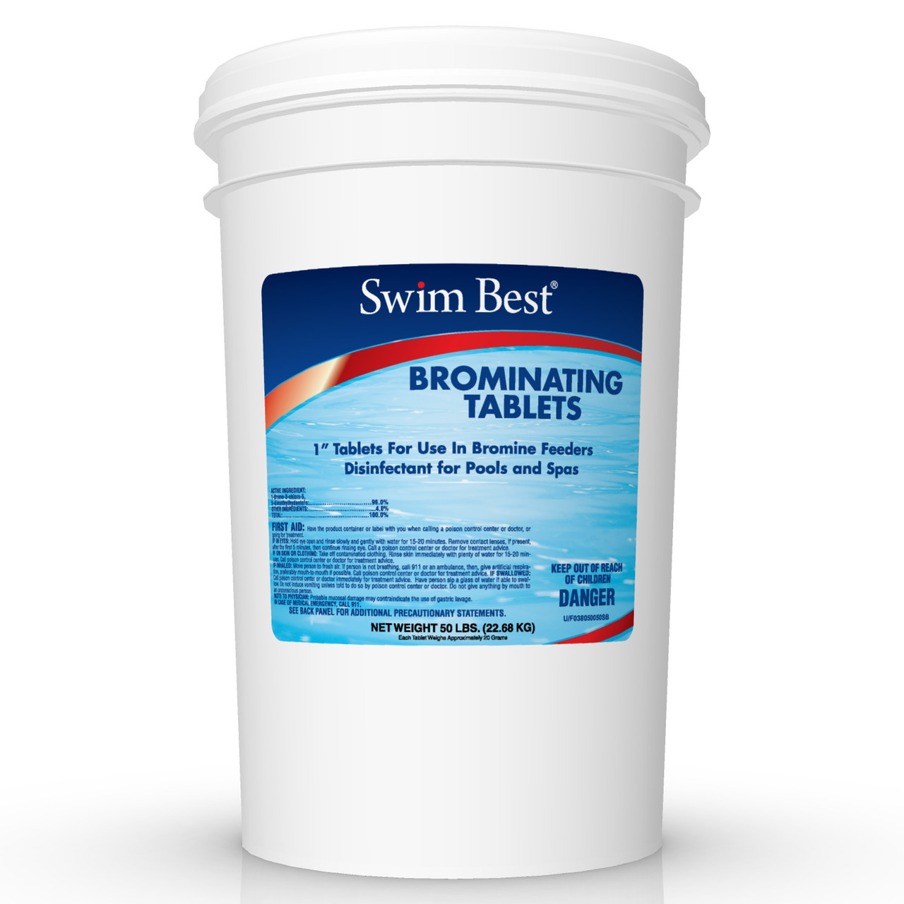 Swim Best Bromine 1 Tablets, 50lb Bucket