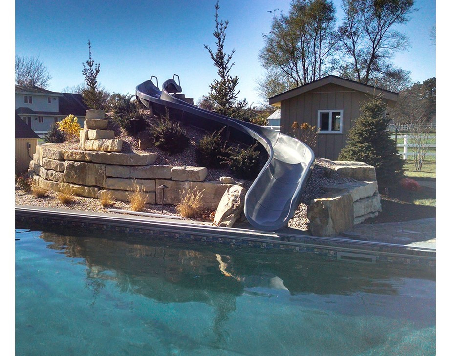 River Run Series - 24' Left Turn Style (B) Water Slide