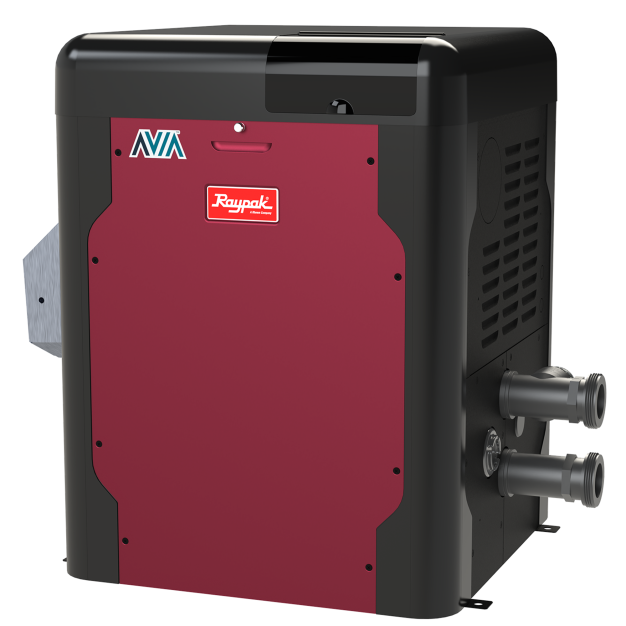 Raypak Avia 264A LOW NOx Pool and Spa Heater - Natural Gas - Thumbnail 2