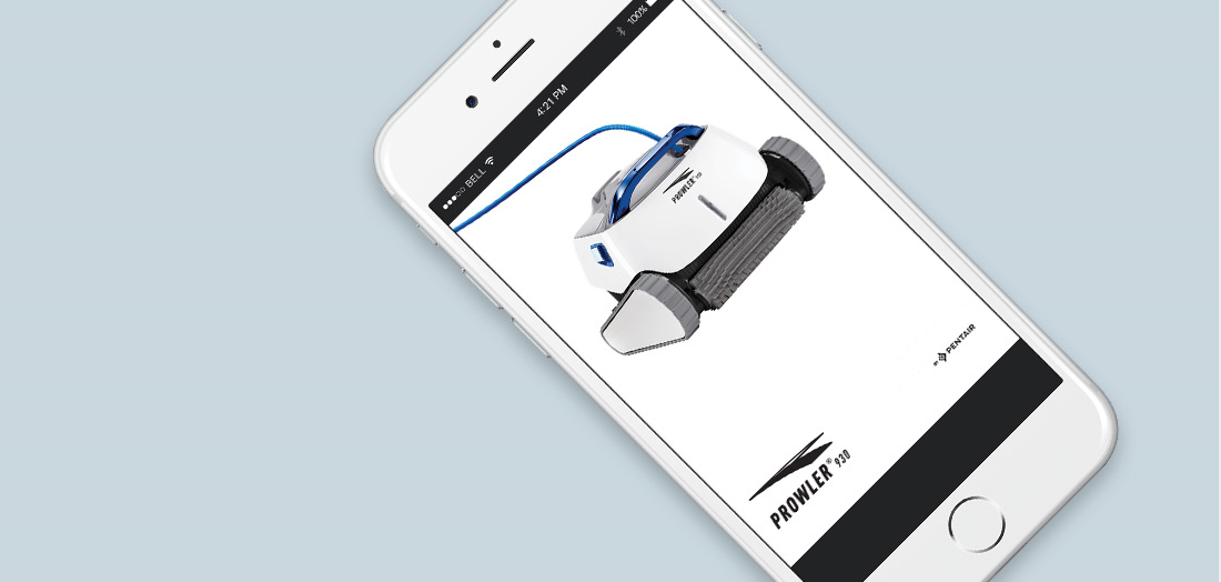 Pentair Prowler 930W Robotic Inground Pool Cleaner 360540