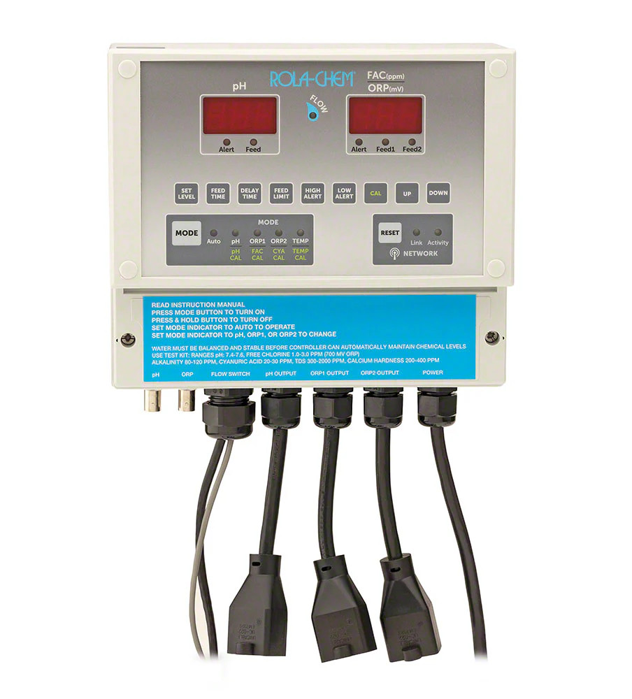 Rola-Chem Generation II Digital pH Dual ORP FAC ppm Controller