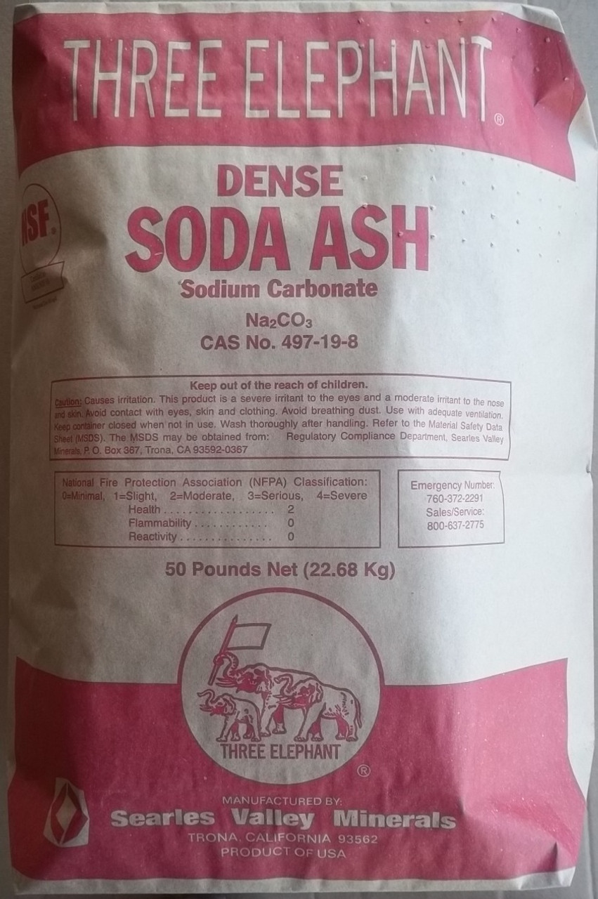 Soda Ash Lite (Sodium Carbonate) - 50 Lb - SA50