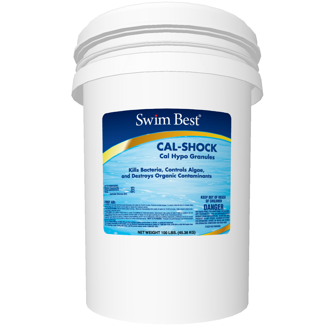 Swim Best 68% Cal Hypo Granular 50lb Bucket