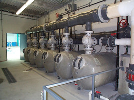Stark Aquatic Systems - Quad SS Fiberglass Filter System - SS4-48-06 Stark Aquatic Systems - Quad SS Fiberglass Filter System - SS4-48-06