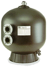 Pentair TRITON TR-140C-3 High Capacity Fiberglass Side Mount Sand Filter without Valve - 140342 Pentair TRITON TR-140C-3 High Capacity Fiberglass Side Mount Sand Filter without Valve - 140342