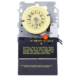 Intermatic T104M201 | 24-Hour Mechanical Time Switch with Pool Heater Protection - Mechanism Only - 208-277V Intermatic T104M201 | 24-Hour Mechanical Time Switch with Pool Heater Protection - Mechanism Only - 208-277V