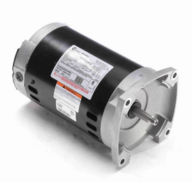 Century "1081" Three Phase - Threaded Shaft / Square Flange - 60/50 HZ  - 1/2 HP 208-230/460 Volts - H491