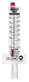 Blue-White Industries - F-300 Series, 1" PVC FlowMeter - 5 TO 35 GPM - F-30100P Blue-White Industries - F-300 Series, 1" PVC FlowMeter - 5 TO 35 GPM - F-30100P