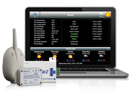 Pentair - ScreenLogic2 Interface High Powered Interface Wireless Connection Kit 520639 - Includes Two Radio Transmitters